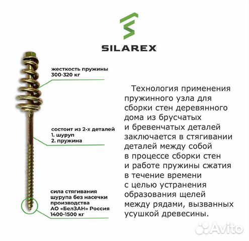 Пружинный узел silarex (силарекс) оригинальный