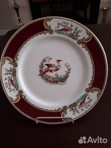 Тарелка винтажная фарфор