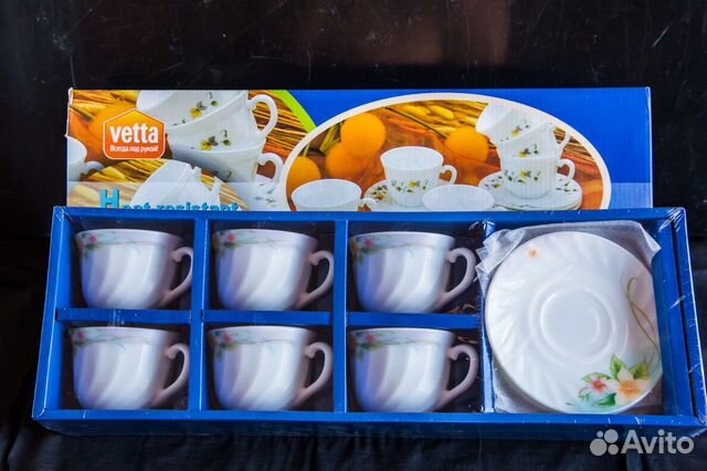 Чайный набор 12 предметов новый
