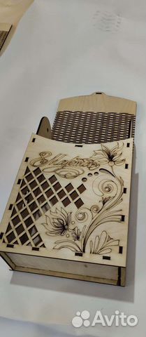 Коробка подарочная деревянная