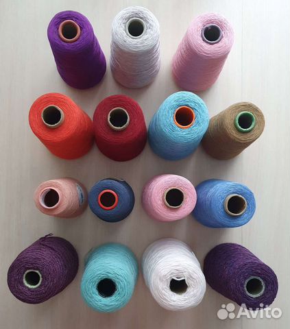 Бобинная пряжа Италия