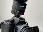 Фотоаппарат Sony a580 + объектив, вспышка, сумка