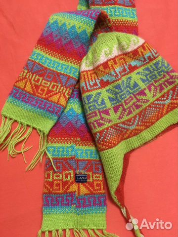 Комплект шапка, шарф