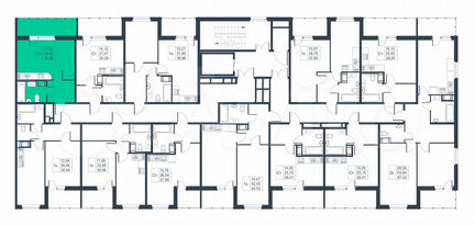 Квартира-студия, 30,1 м², 3/9 эт.