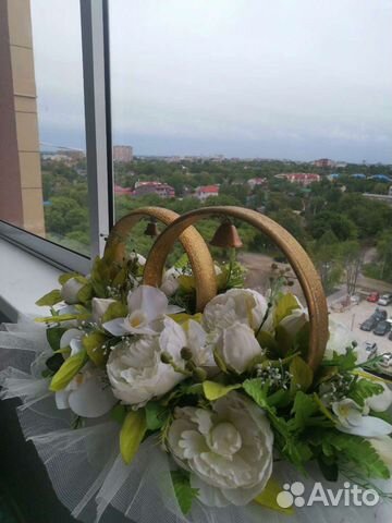 Свадебное украшение на машину аренда