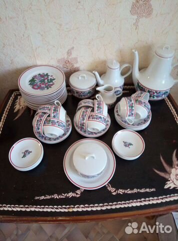 Кофейный сервиз гдр СССР на 10 персон