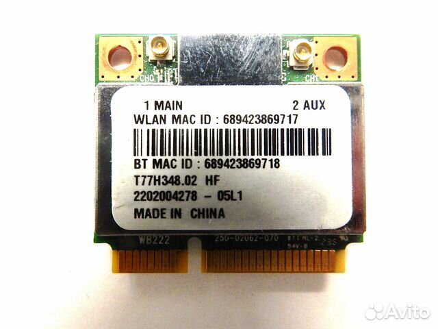 Модуль Wi-Fi для ноут. Acer V5-551 v5-572g