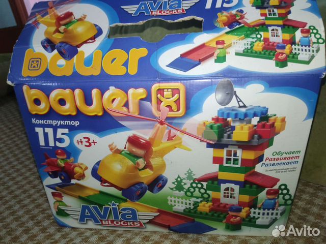 Конструктор типа плейдо для малышей