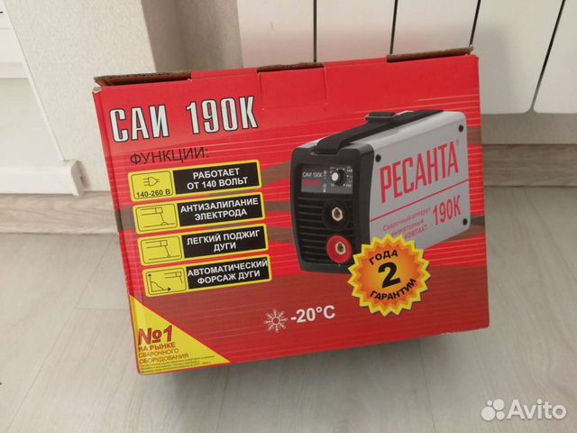 Инвертор сварочный Ресанта саи - 190К