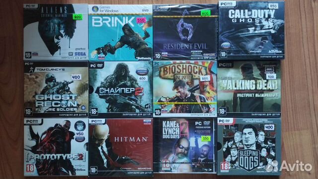 Игры для компьютера, лицензия, часть 3, А-Я