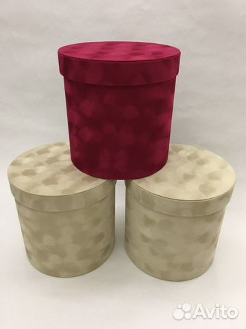 Коробка подарочная велюровая