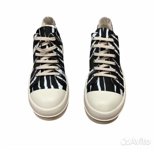 rick owens ramones zebra