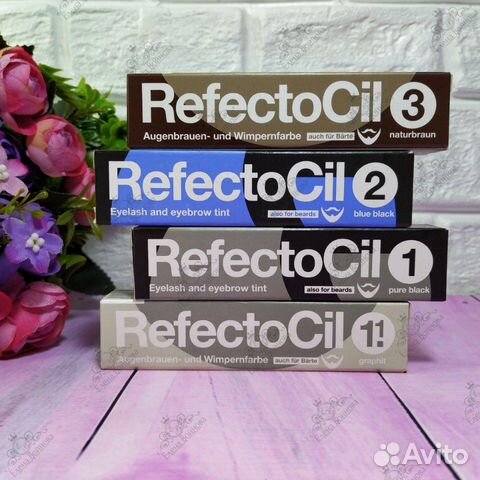 Краска refectocil для бровей и ресниц Barbara