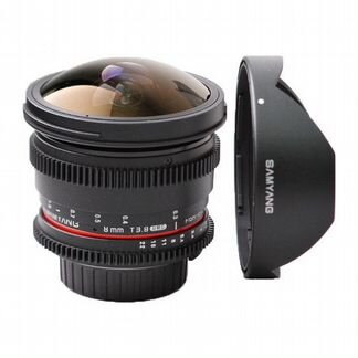 Samyang 8mm T3.8 vdslr II Sony E-mount новый