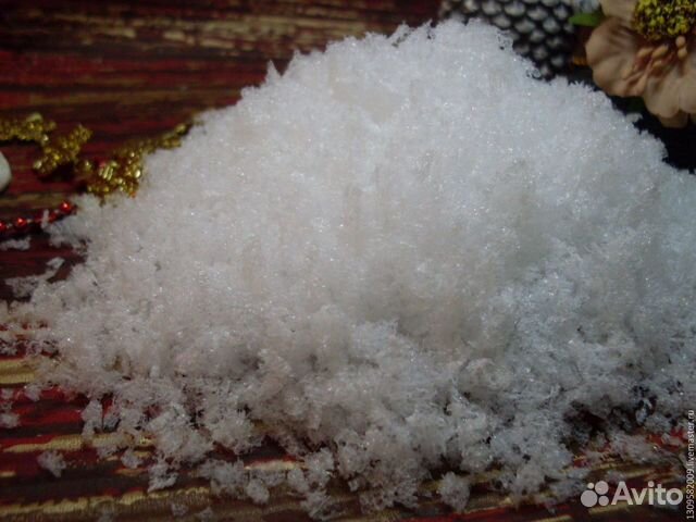 Искусственный полимерный снег