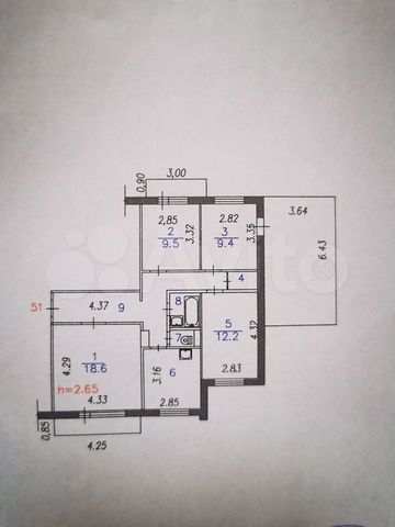 4-к. квартира, 77,9 м², 7/10 эт.