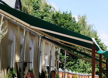 Маркиза открытого типа ширина 4,5 м х вылет 1,5 м