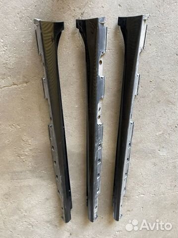 Пороги Toyota camry V70 оригинал черные