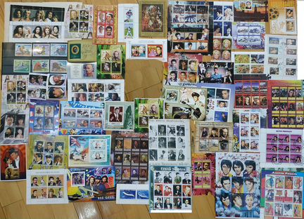 Disney Queen Pink Floyd Doors Madonna марки блоки