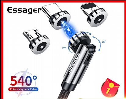 Кабель зарядки Type-C/USB Essager
