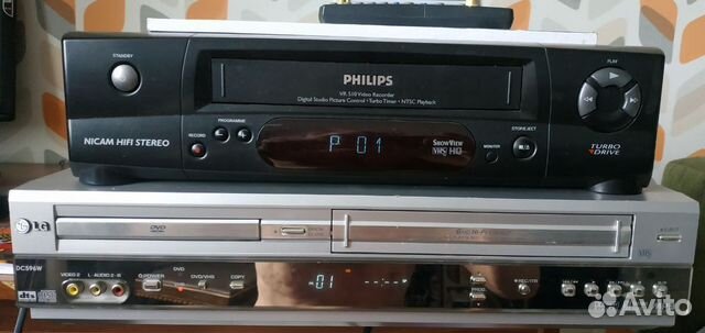 Видеомагнитофон HI FI Stereo, 6 голов