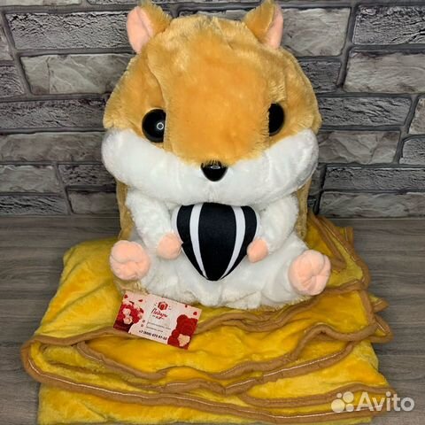 Плюшевый хомяк 3в1