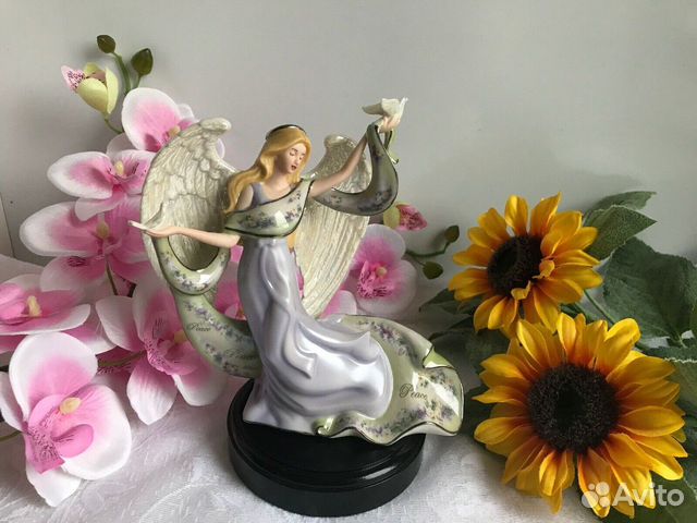 Восхитительная Фарфоровая Музыкальная Шкатулка Лен