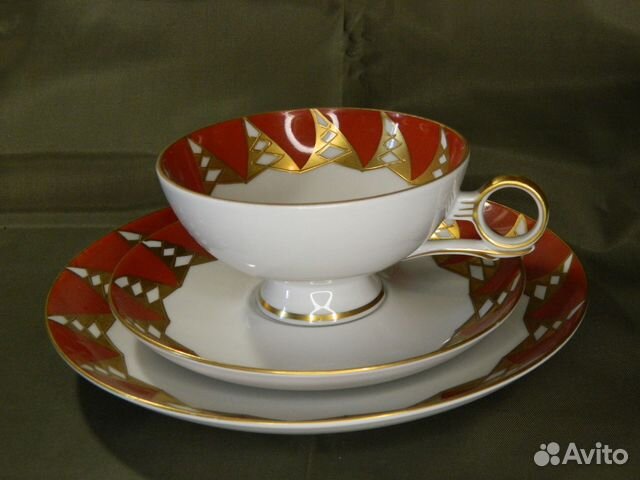 Чайное трио Валлендорф (Wallendorf), гдр