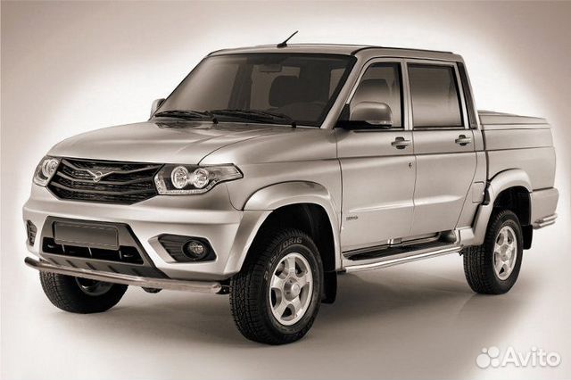Защита переднего бампера UAZ pickup (2014)