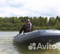 Лодка Флагман 380 нднд, жесткое дно