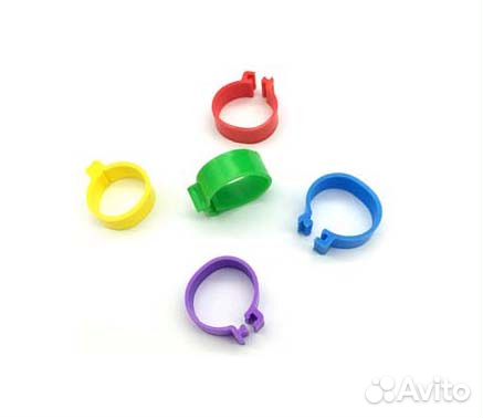 Меточные кольца для домашней птицы. Размеры разные