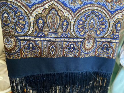 Павловопосадский платок новый 100 шерсть