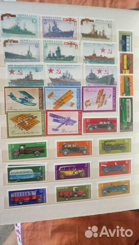 Марки СССР Транспорт Фауна Космос Спорт 1973-75г З