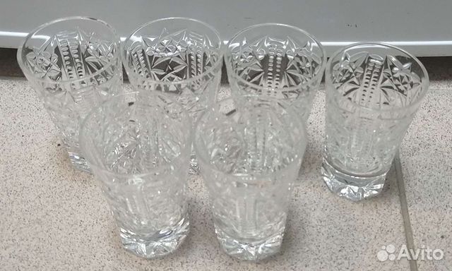 Хрустальные рюмки СССР