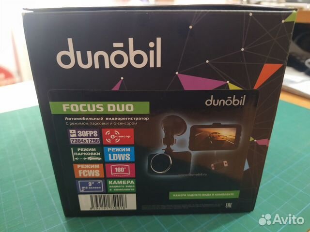Видеорегистратор dunobil focus duo