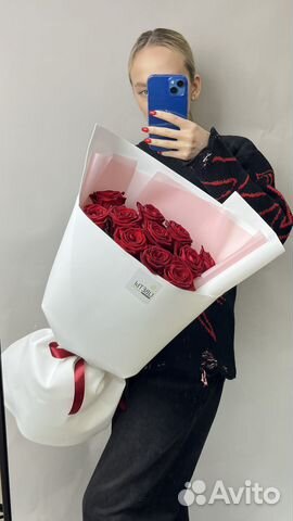 Букет из 11 роз красных