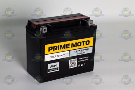 Аккумулятор Prime moto 12V 18Aч,на мототехнику