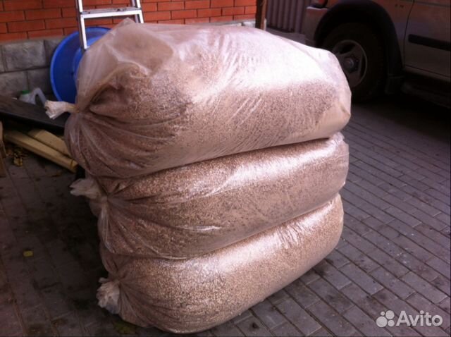 Опилки стружка древесная в мешках продаю