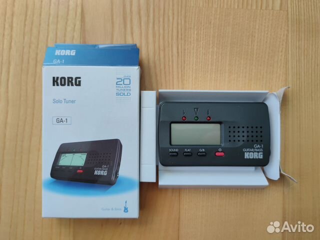 Цифровой гитарный тюнер korg GA-1