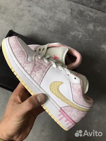 Кроссовки Nike Air Jordan 1 Low Paint Drip