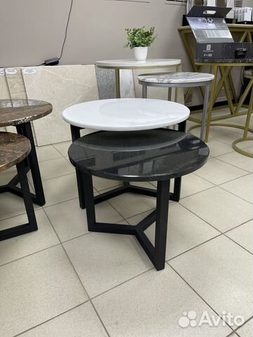 Столики из натурального камня. Мрамор. Гранит