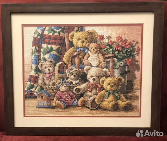 Картина вышитая крестом