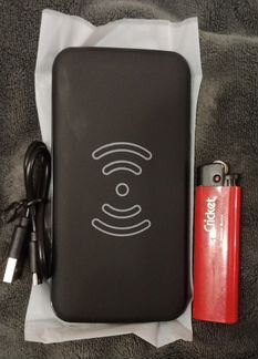 Power bank allpowers 8000mah. с беспроводной заряд