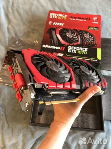 Видеокарта MSI GTX 1070 Gaming X 8G