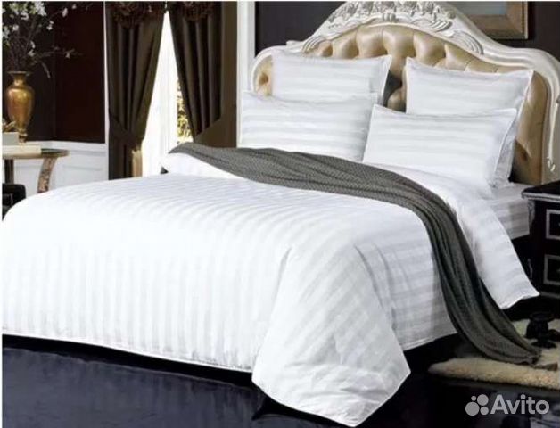 Постельное белье цветное и однотонное