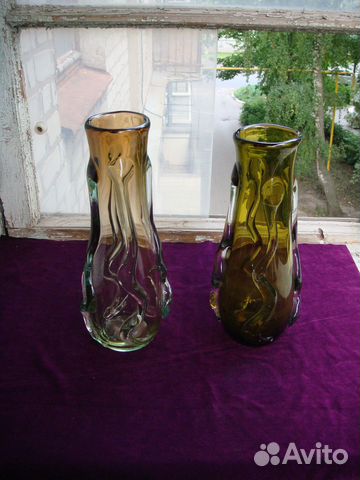 Ваза Чешский Горный Хрусталь Чехословакия СССР