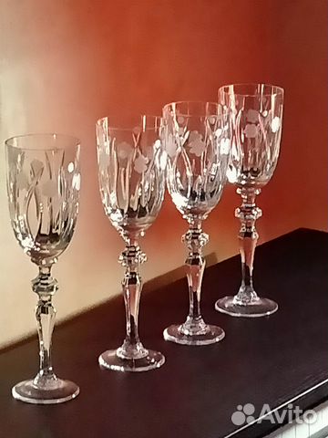 Хрустальные фужеры