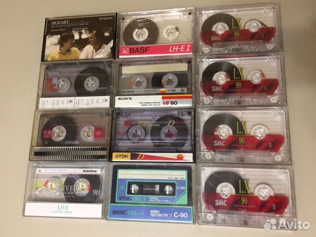 Аудиокассеты с записями