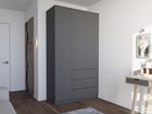 Шкаф в стиле IKEA шк 1200 Графит