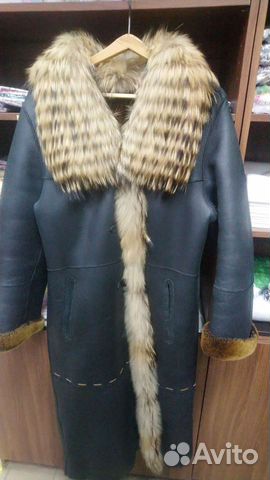 Дублёнка натуральная, р. 44-46